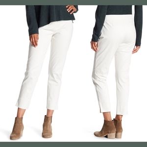 NWD Eileen Fisher Slim Cropped‎ Organic Cotton Pants Bone [SZ XS ]